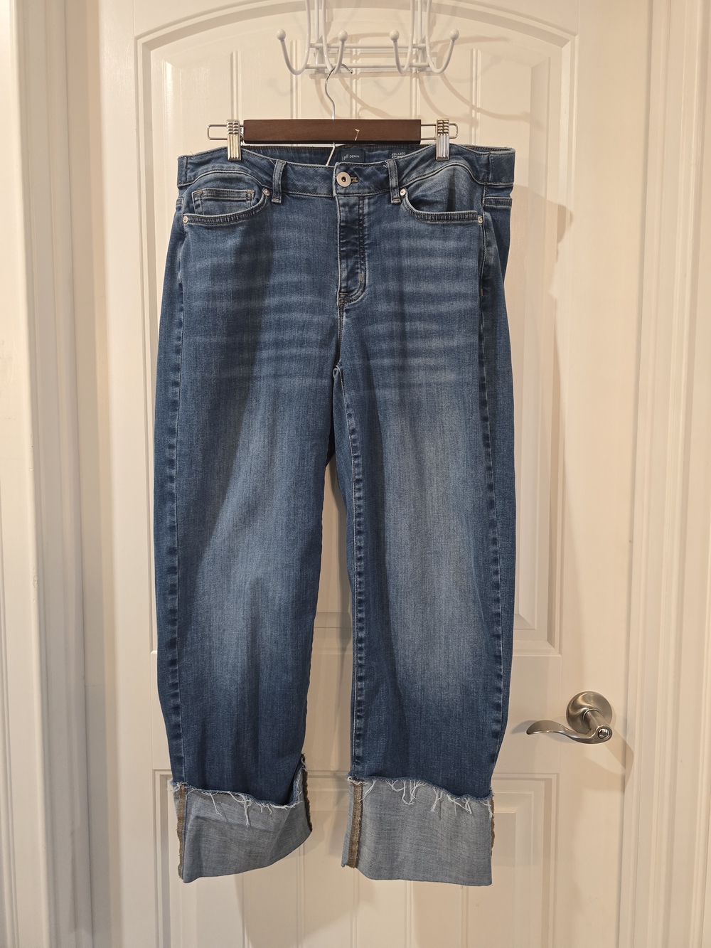 J. Jill Denim Relaxed Boyfriend Jeans in Medium Blue